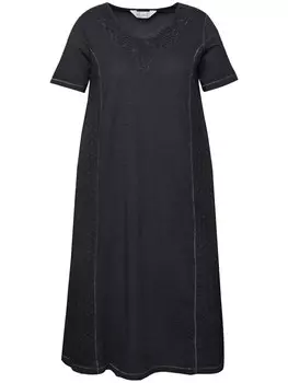 Длинное платье MIAMODA, антрацит