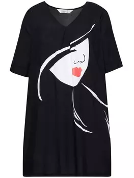 Длинное платье MIAMODA, черный