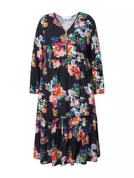 Длинное платье MIAMODA, черный