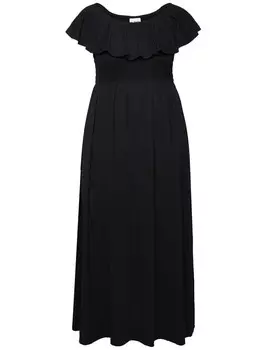 Длинное платье MIAMODA, черный