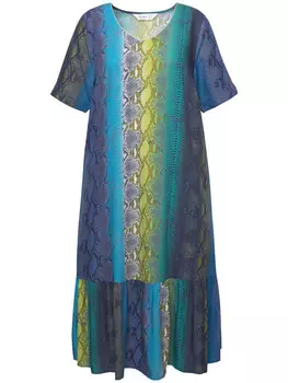 Длинное платье MIAMODA, темно-синий