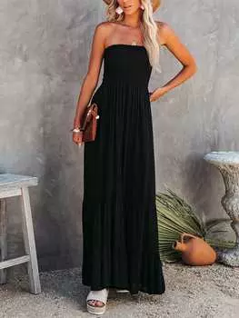 Длинное платье Milan Kiss, черный