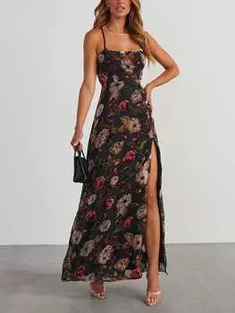 Длинное платье Milan Kiss, черный