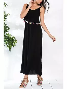 Длинное платье Milan Kiss, черный