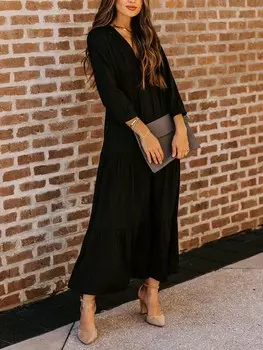 Длинное платье Milan Kiss, черный