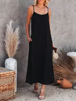 Длинное платье Milan Kiss, черный