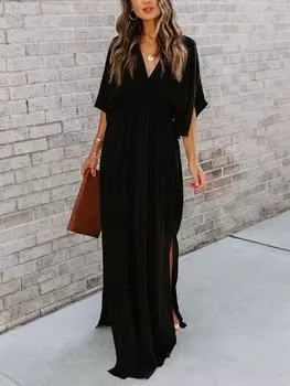 Длинное платье Milan Kiss, черный