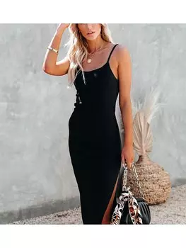 Длинное платье Milan Kiss, черный