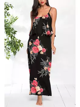 Длинное платье Milan Kiss, черный