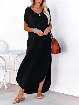 Длинное платье Milan Kiss, черный