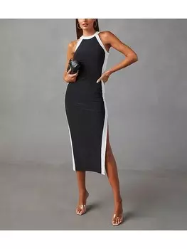 Длинное платье Milan Kiss, черный