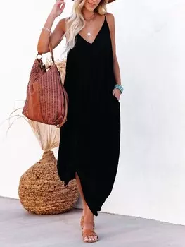 Длинное платье Milan Kiss, черный