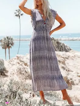 Длинное платье Milan Kiss, цвет dunkelblau/wei