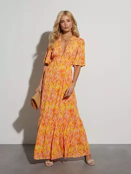 Длинное платье Milan Kiss, цвет gelb/orange