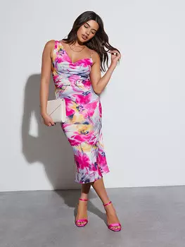 Длинное платье Milan Kiss, цвет pink/hellblau