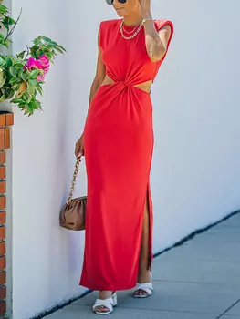 Длинное платье Milan Kiss, красный