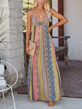 Длинное платье Milan Kiss, красочный