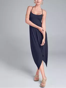 Длинное платье Milan Kiss, темно-синий