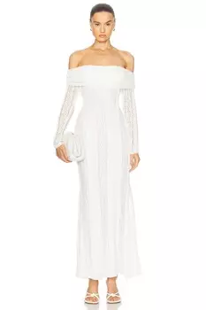 Длинное платье Минервы Charo Ruiz Ibiza, цвет White Tannis