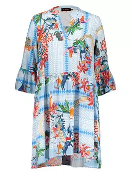 Длинное платье miss goodlife, голубой