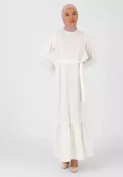 Длинное платье Modanisa, белый