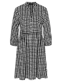 Длинное платье More & More, черный/белый