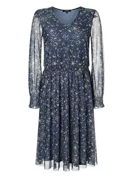 Длинное платье More & More, темно-синий