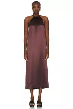Длинное платье Morene Loulou Studio, цвет Midnight Bordeaux
