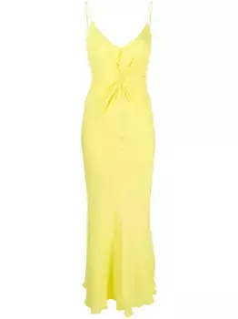 Длинное платье MSGM, желтый