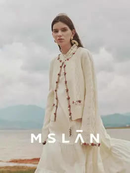 Длинное платье Mslan романтическое для женщин, бежевый