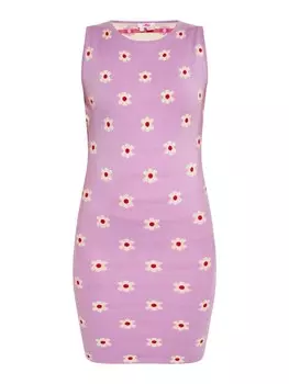 Длинное платье myMo, цвет lila creme rot