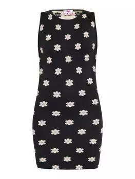 Длинное платье myMo, цвет schwarz creme lila