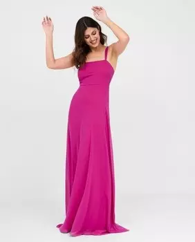 Длинное платье на бретелях Veneno En La Piel, розовый