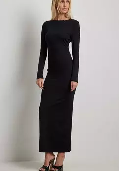 Длинное платье NA-KD, черный