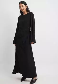 Длинное платье NA-KD, черный