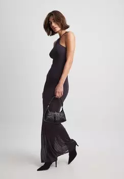 Длинное платье NA-KD, фиолетовый