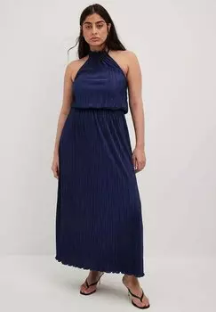 Длинное платье NA-KD, синий