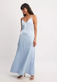 Длинное платье NA-KD, синий