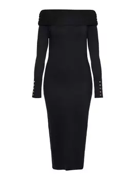 Длинное платье NAEMI, черный