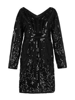 Длинное платье NAEMI, черный