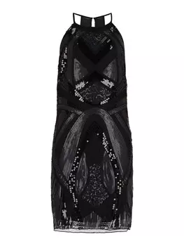 Длинное платье NAEMI, черный