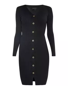 Длинное платье NAEMI, черный