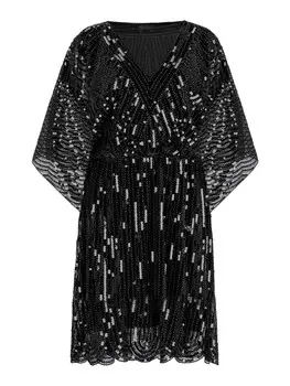 Длинное платье NAEMI, черный