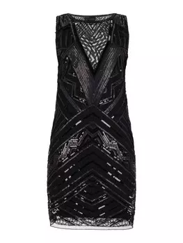 Длинное платье NAEMI, черный