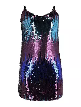 Длинное платье NAEMI Mini Spaghetti, цвет knigsblau