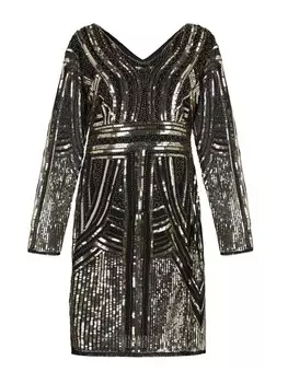 Длинное платье NAEMI, золотой