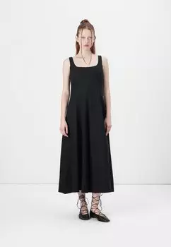 Длинное платье NECK MAXI GAP, черный
