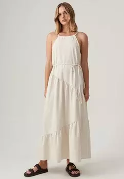 Длинное платье нейтрального цвета ST MRLO