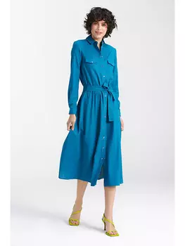 Длинное платье Nife, синий