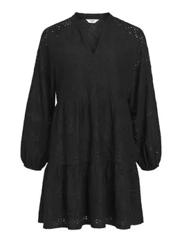 Длинное платье Object, черный